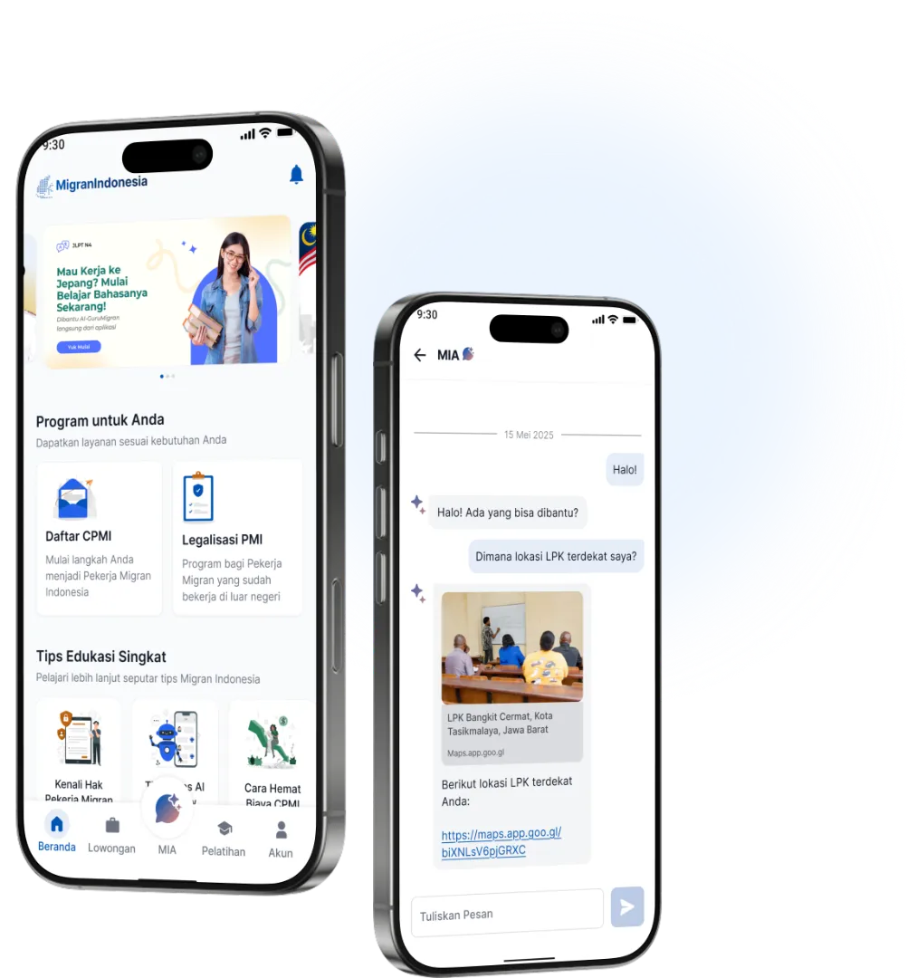 MigranIndonesia Mobile App